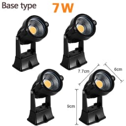 4Pcs LED Garden Lighting 5W 10W Outdoor Spike Lawn Lamp Waterproof Terrace Garden Decoration Path Spotlights AC220V 110V DC12V