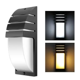 12W Outdoor Wall Lamp 110V 220V Sconce Balcony Garden Fence Yard Porch Light Indoor Living Room Bedside Wall Light Aluminium