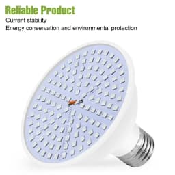E27 LED Plant Grow Light Full Spectrum Indoor Hydroponics Flower Seedling Vegetables Cultivation Lamp Growth Box Bulb AC85V-265V