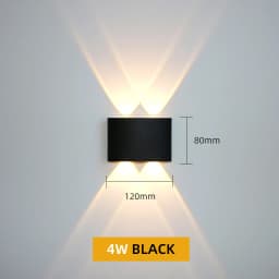 Aluminum LED Wall Lamp Waterproof IP65 Outdoor Garden Lights 8W 12W Interior Wall Light for Bedroom Living Room Stairs Lighting