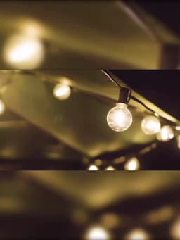 Festoon LED Globe String Fairy Lights G40 Outdoor For Christmas Birthday Party Garden Decor Garland Lamps Street Patio Backyard
