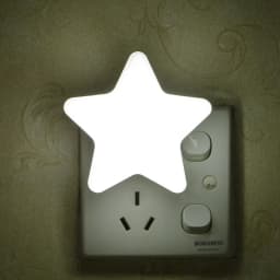 LED Stars Night Lights EU/US Plug Night Lamp Light Home Decoration Bedroom Bedside Baby Room Living Room Corridor Lighting
