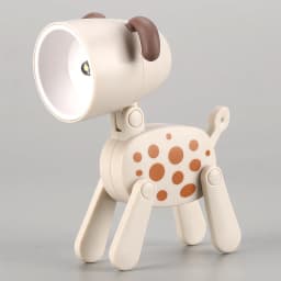 Mini Led Night Lights Folding Desk Lamp Cartoon Cute Pet Dog Deer Shape Nightlights Adjustable Kids Bedroom Bedside Decor Gift