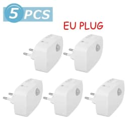 Mini LED Night Light PIR Motion Sensor Lamp 3 Modes Night Lamp Bedroom Bedside Lights EU Plug For Closet Corridor Bathroom