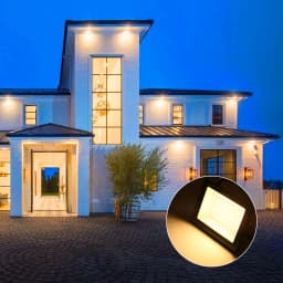 LED Flood Light IP66 Waterproof Outdoor Spotlight 100W AC220V Reflector Led Exterior Wall Lamp For Garden Street Gate Wall