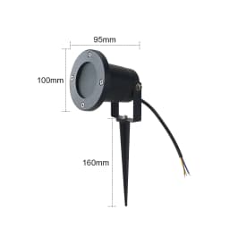 Free Shipping GU10 MR16 Garden Lawn Light Landscape Lamp Spike Waterproof Path Bulb Spot
