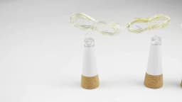 2m 20 LED Cork Bottle Fairy Light USB Rechargeable Indoor Decoration String Lamp for Bedroom Home Party Wedding Christmas