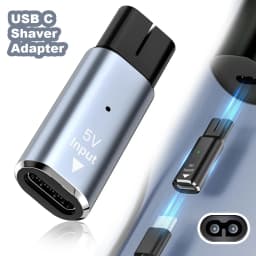 5V Type-C Shaver Adapter Charger Converter Compatible with Philips One Blade Shaver