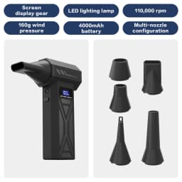 X6 Turbo Jet Blower 130000RPM Powerful Air Blower Brushless Motor Turbo Fan Jet Fan Cleaning Air Duster Blower Air Puissant Tool