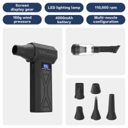 X6 Turbo Jet Blower 130000RPM Powerful Air Blower Brushless Motor Turbo Fan Jet Fan Cleaning Air Duster Blower Air Puissant Tool