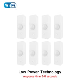 Tuya WiFi Zigbee PIR Motion Sensor Smart Home Human Body Infrared Detector Security Smart Life Works With Alexa Google