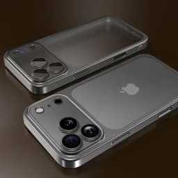 Luxury Plating Color PC Transparent Phone Case For iPhone 18 17 16 15 14 13 18 Pro Max Air Lens Protection Matte Back Hard Cover