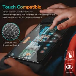 NS2 HD Screen Protector Tempered Glass for Switch 2 Transparent HD Anti Scratch Tempered Glass Screen Protector Switch 2