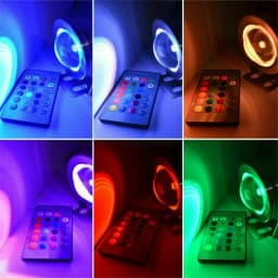 Waterproof RGB LED Spotlight 10W 15W Underwater LED Floodlight for Fountain Pool Aquarium 85-265V EU/US Plug Outdoor Garden Lamp