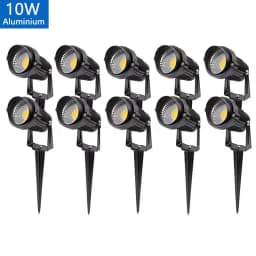 Garden Decorations Light LED IP65 Waterproof Lawn Lamp 220V 110V 12V 24V Warm White Green 5W 10W 15W 20W Landscape Spike Spotlig