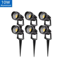 Garden Decorations Light LED IP65 Waterproof Lawn Lamp 220V 110V 12V 24V Warm White Green 5W 10W 15W 20W Landscape Spike Spotlig