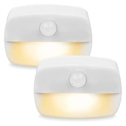 Motion Sensor Light Indoor LED Night Light Stick on Nightlight Battery Operated Lights for Hallway Stair Bathroom Closet Bedroom