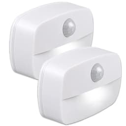 Motion Sensor Light Indoor LED Night Light Stick on Nightlight Battery Operated Lights for Hallway Stair Bathroom Closet Bedroom