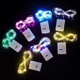 With Battery LED String Lights Copper Silver Wire Garland Light Waterproof Fairy Lights Party Decoration For Christmas Wedding