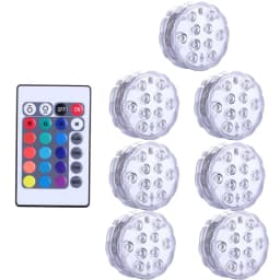 Multi Color Submersible LED Light Pool Lights IP68 Waterproof Underwater Night Lamp Vase Bowl Party Wedding Christmas Decoration