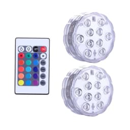 Multi Color Submersible LED Light Pool Lights IP68 Waterproof Underwater Night Lamp Vase Bowl Party Wedding Christmas Decoration