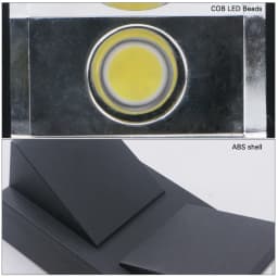 Simple Outdoor Wall Lamp COB Outdoor/Indoor Wall Light Waterproof Surface Mounted Porch Light Up and Down Lighting AC 85-265V