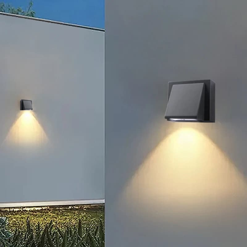 Simple Outdoor Wall Lamp COB Outdoor/Indoor Wall Light Waterproof Surface Mounted Porch Light Up and Down Lighting AC 85-265V