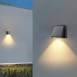Simple Outdoor Wall Lamp COB Outdoor/Indoor Wall Light Waterproof Surface Mounted Porch Light Up and Down Lighting AC 85-265V