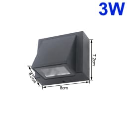 Simple Outdoor Wall Lamp COB Outdoor/Indoor Wall Light Waterproof Surface Mounted Porch Light Up and Down Lighting AC 85-265V