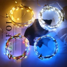 1/2/3/5/10/20M USB LED String Lights Copper Silver Wire Garland Light 5V Fairy Lights Party Decoration For Christmas Wedding