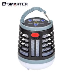 Hanging UV LED Mosquito Killer Lamp Electric Shock Insect Repeller Light USB Portable Outdoor Waterproof Hiking Camping Lantern