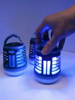 Hanging UV LED Mosquito Killer Lamp Electric Shock Insect Repeller Light USB Portable Outdoor Waterproof Hiking Camping Lantern