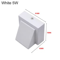 IP65 Waterproof 5W 10W Indoor Outdoor LED Wall Lamp Modern Aluminum Surface Mounted Cube LED Garden Porch Light AC110V/220V