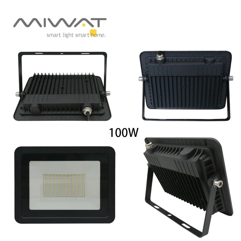 110V/220V LED Flood Light 10W 20W 30W 50W 100W Floodlights Lamp Waterproof IP68 White Reflector Led Exterior Outdoor Spotlight