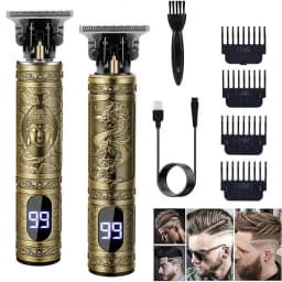 Professional Hair Cutting Machine Vintage T9 Hair Clipper Cutting Machine For Men Shaver Trimmer Rechargeable Carving Mark Razor