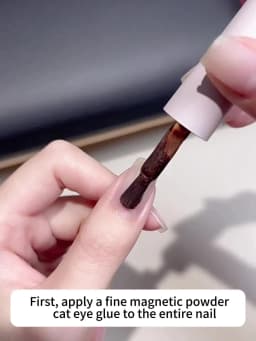 Nail Art Automatic Suction Cat Eye Magnet Artifact, Multifunctional, Ultra Strong, Wide Light French Cat Eye Magnet