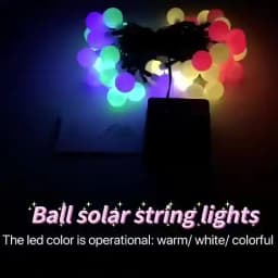 100LED Solar String Flowers Fairy Lights 10m 20m Waterproof Outdoor Solar String Lights Decorated Garden Christmas Holiday Light
