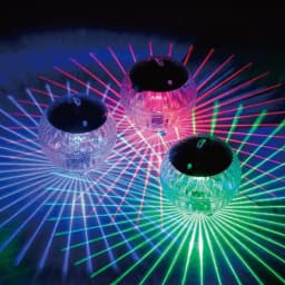 Led Solar Floating Lamp Swimming Pool Ball Solar Panel Powered Pond Drift Waterproof Glow Show Disco Color Changing Lamp Light