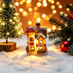 Christmas House Light Decorations For Home Ornaments Kids Xmas Gift New Year 2025 Navidad Decor Bedroom Night Light With Battery