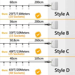 Colorful G40 Led Bulbs String Light EU 220V US 110V Street Garland Waterproof Connectable RGB Wedding Birthday Decoration Light