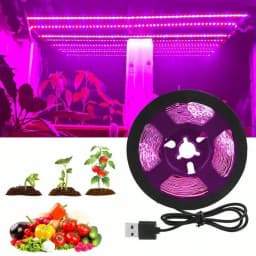 1M/2M/3M/5M/10M LED Full Spectrum LED Plant Growth Light 60 Lamp Beads/M Strip LED Fitolampy Greenhouse Plant Seed Growth Light