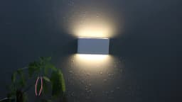 Modern Waterproof Outdoor 12W LED Wall Lamp IP65 Aluminum UP and Down Wall Light Garden Porch Sconce Decoration Light 110V 220V