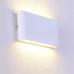 Modern Waterproof Outdoor 12W LED Wall Lamp IP65 Aluminum UP and Down Wall Light Garden Porch Sconce Decoration Light 110V 220V
