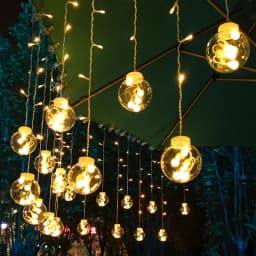 LED Solar Light Outdoor Waterproof Fairy Garland Votive Bottle Curtain String Light Christmas Party Lamp for Garden Decoration