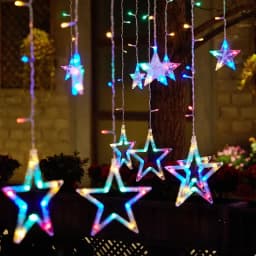 LED Solar Light Outdoor Waterproof Fairy Garland Votive Bottle Curtain String Light Christmas Party Lamp for Garden Decoration