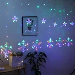 LED Solar Light Outdoor Waterproof Fairy Garland Votive Bottle Curtain String Light Christmas Party Lamp for Garden Decoration