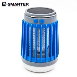 Electric Mosquito Killer Lamp UV Light Bug Zapper Trap Solar Charging Rechargeable Summer Fly Swatter Insect Killer Light