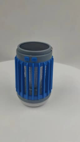 Electric Mosquito Killer Lamp UV Light Bug Zapper Trap Solar Charging Rechargeable Summer Fly Swatter Insect Killer Light