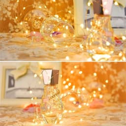 2M 5M 10M Lighting Chain Led Holiday Colored Lights Christmas Wedding Decoration Star String Warm White USB Copper Wire Light
