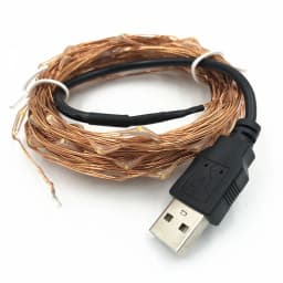 2M 5M 10M Lighting Chain Led Holiday Colored Lights Christmas Wedding Decoration Star String Warm White USB Copper Wire Light